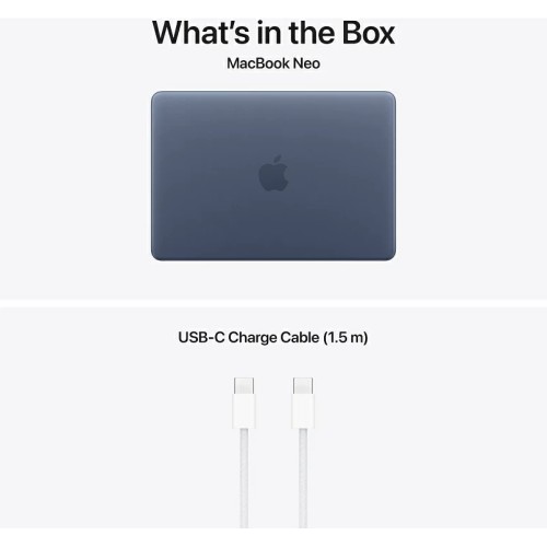 ΗΛΕΚΤΡΟΝΙΚΟΣ ΥΠΟΛΟΓΙΣΤΗΣ ΦΟΡΗΤΟΣ APPLE MACBOOK NEO 13'' (MHFF4GR/A) (A18 PRO/8GB/256GB SSD)INDIGO